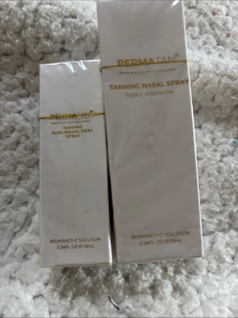 White Tanning Nasal & Sublingual Spray Duo - White